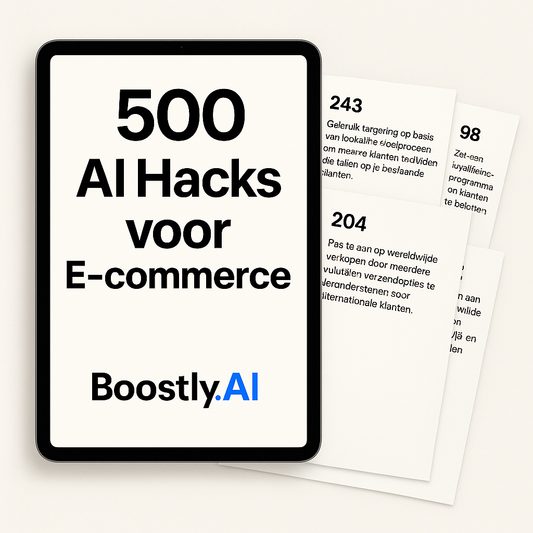 Boostly.ai™ - 500 AI Hacks voor E-commerce Ondernemers
