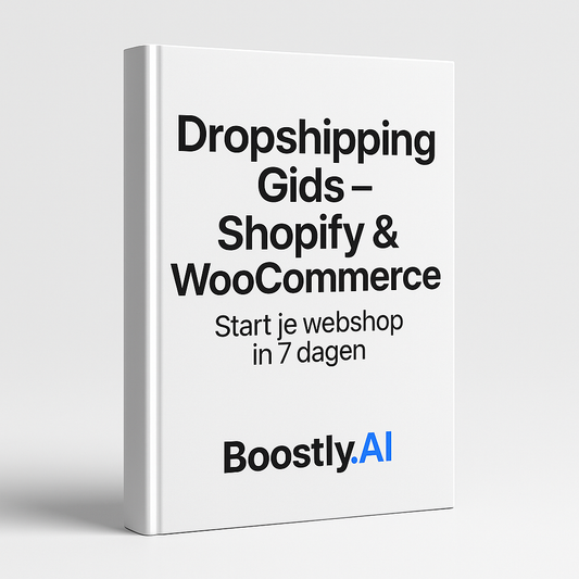Boostly.ai™ - Dropshipping Gids: Start je Webshop in 7 Dagen