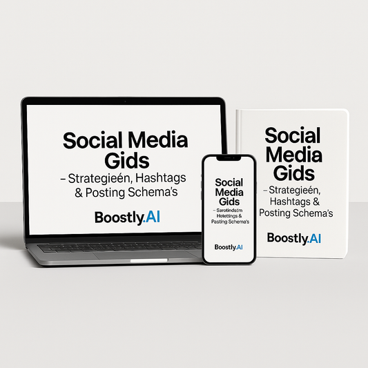 Boostly.ai™ - Social Media Gids (Strategie & Hashtags)