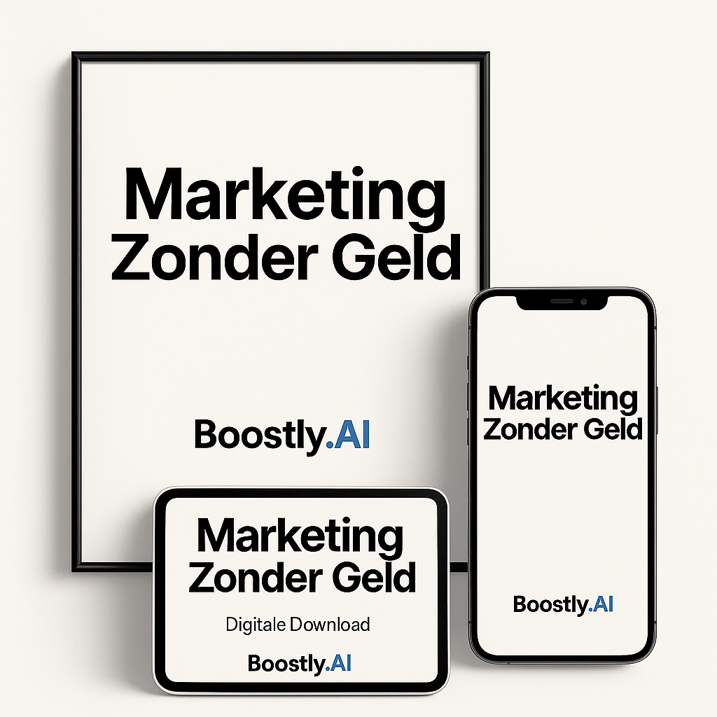 Boostly.ai™ - Marketing Zonder Geld